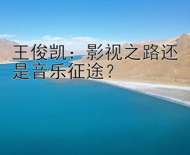 王俊凯：影视之路还是音乐征途？