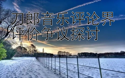 刀郎音乐评论界评价争议探讨