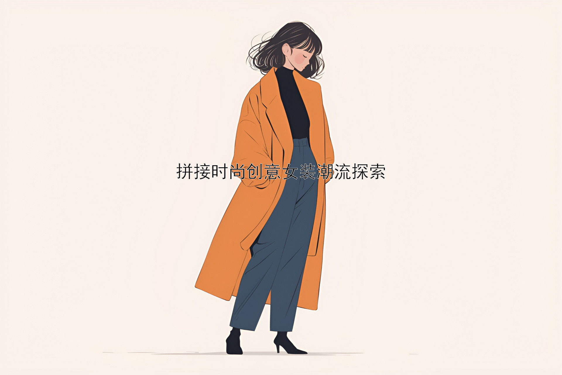 拼接时尚创意女装潮流探索