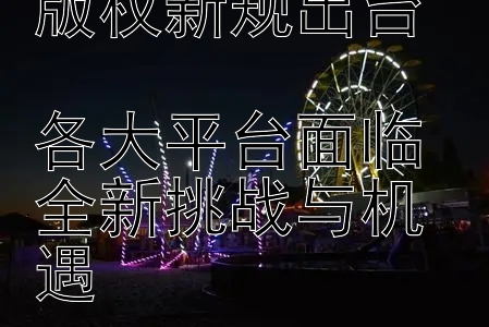 音乐娱乐行业版权新规出台  
各大平台面临全新挑战与机遇